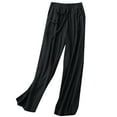 thumbnail image 1 of BUIGTTKLOP Pants for Women Clearance 2024 Casual s Elastic Waist Cropped Trousers Bottoms Sports Wear Pants, 1 of 3