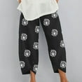 thumbnail image 1 of Buigttklop Pants for Women 2024 Print Casual Loose Wide Leg Trousers Pocket Long Pants, 1 of 5