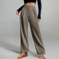 thumbnail image 1 of BUIGTTKLOP Plus Size Dress Pants for Women High Waisted Pleated Business Causal Pants Wide Leg Office Work Slacks, 1 of 6