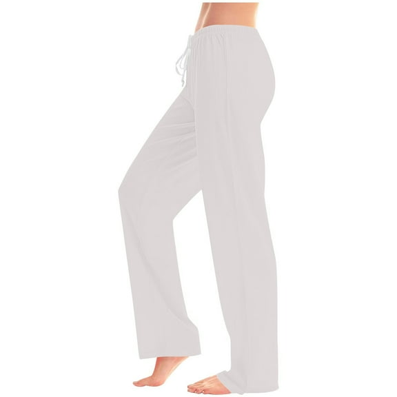 BUIGTTKLOP Plus Size Pajamas Pants for Women Low Waisted Sleep Bottom Soft Comfy Lounge Pants