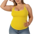 thumbnail image 1 of BUIGTTKLOP Plus Size Workout Tank Tops for Women Sleeveless Shirts Square Neck Ribbed Knit Going out Tops Stretchy Slim Fitted Baisc Tees, 1 of 6
