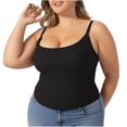 thumbnail image 1 of BUIGTTKLOP Plus Size Workout Tank Tops for Women Sleeveless Shirts Square Neck Ribbed Knit Going out Tops Stretchy Slim Fitted Baisc Tees, 1 of 6