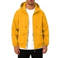 thumbnail image 1 of BUIGTTKLOP Rain Jacket Men's Lightweight Waterproof Rain Jacket Raincoat with Hood for Golf Cycling Windbreaker, 1 of 6
