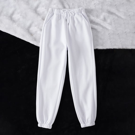 BUIGTTKLOP Sweatpants Women Drawstring High Waisted Active Jogger Pants Loose Cinch Bottom Sweat Pants