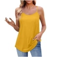 thumbnail image 1 of BUIGTTKLOP Tank Top for Women Adjustable Spaghetti Strap Camisole Scoop Neck Sleeveless Cami Top S-2XL, 1 of 8