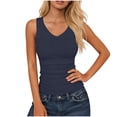 thumbnail image 1 of BUIGTTKLOP Tank Tops for Women V Neck Ribbed Knit Slim Fitted Sleeveless Basic Tee Tanks Casual Summer Clothes 2026, 1 of 6