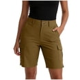 thumbnail image 1 of BUIGTTKLOP Women's Lightweight Hiking Cargo Shorts for Running Athletic Camping Travel Golf with Pockets, 1 of 6