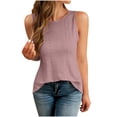 thumbnail image 1 of BUIGTTKLOP Women's Open Back Criss Cross Tank Top Eyelet Embroidery Cut out Tops Stretchy Slim Fitted Going out Tops, 1 of 6