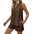 thumbnail image 1 of BUIGTTKLOP Womens 2 Piece Short Sets Casual Tank Tops and Shorts Summer Vacation Outfits Beach Travel Resort Wear, 1 of 6