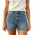 thumbnail image 1 of BUIGTTKLOP Womens Jean Shorts High Waisted Denim Shorts with Pockets Stretchy Summer Shorts, 1 of 7