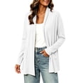thumbnail image 1 of BUIGTTKLOP Womens Lightweight Cardigans Soft Open Front Cardigan Loose Casual Light Jackets Long Sleeve Cover up for Layering Work Travel, 1 of 8