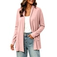 thumbnail image 1 of BUIGTTKLOP Womens Lightweight Cardigans Soft Open Front Cardigan Loose Casual Light Jackets Long Sleeve Cover up for Layering Work Travel, 1 of 8