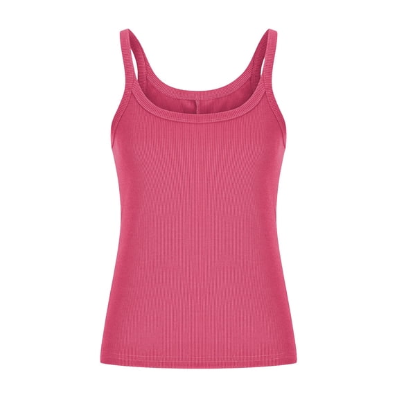 BUIGTTKLOP Womens Plus Size Tank Top Sleeveless Going out Tops Scoop Neck Camisole Tops Ribbed Knit Basic Cami Shirts