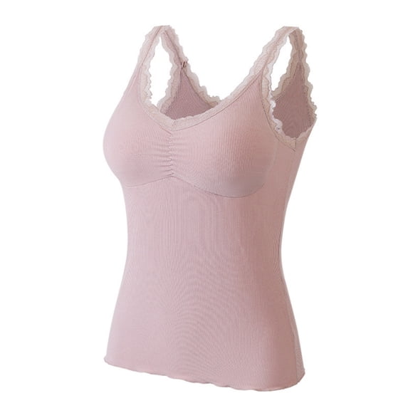BUIGTTKLOP Womens V Neck Tank Tops 2026 Summer Sleeveless Lace Trim Ribbed Knit Casual Going out Cami Shirts