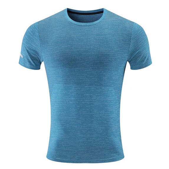 BUIGTTKLOP Workout Tops for Mens Short Sleeve Athletic Shirts Crewneck Slim Fitted Running Gym Tees