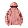 thumbnail image 1 of BUIGTTKLOP Zip up Sun Protection Jackets for Women Long Sleeve Hooded Shirts Lightweight Quick Dry Hoodies with Pockets, 1 of 6