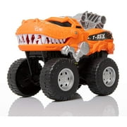 BUILD ME T-Rex Monster Truck - Chomping, Roaring, Lights & Engine Sounds