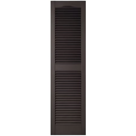 BUILDERS EDGE TV817434 PR 15x55 BLK Shutter — Residential Use, Standard Application