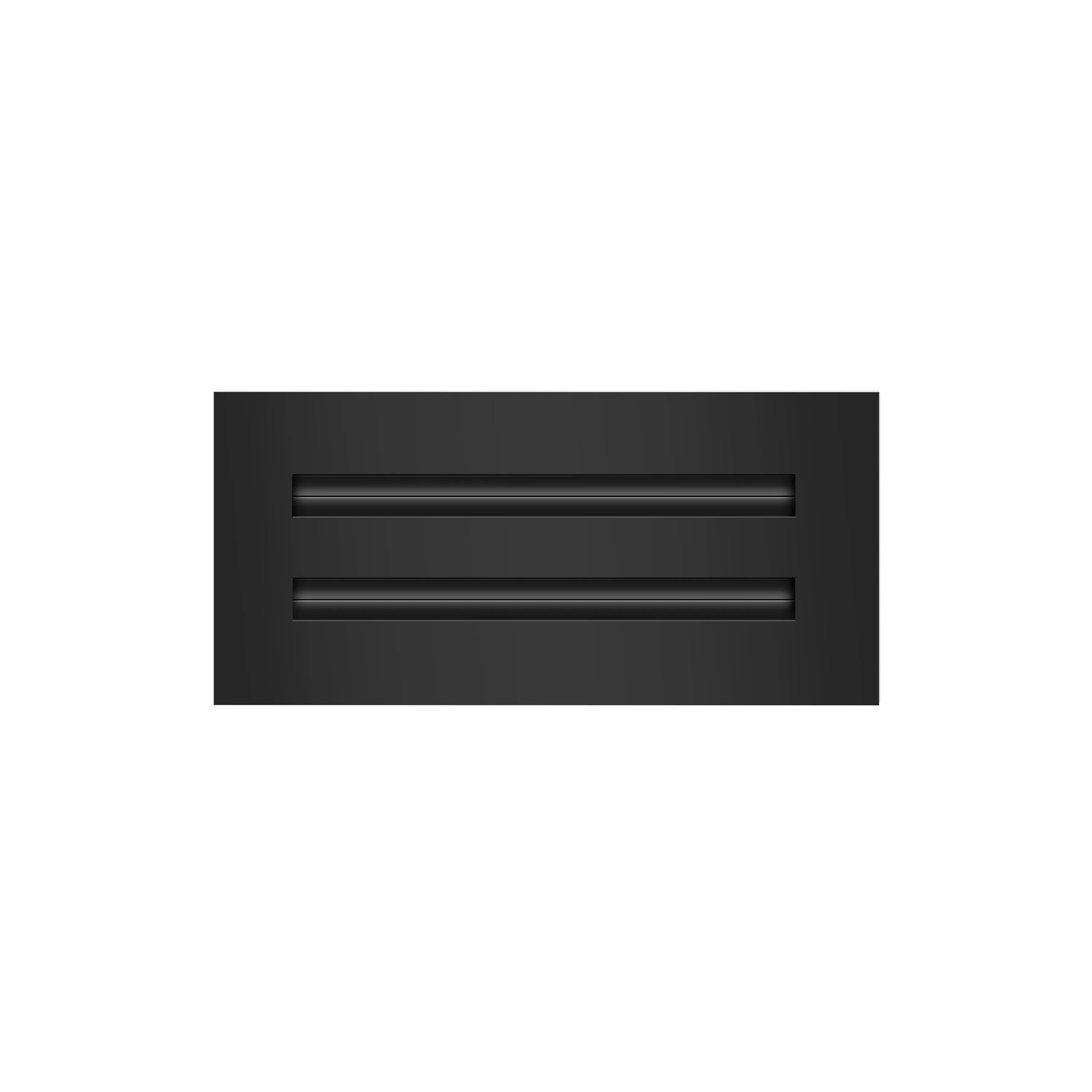 BUILDMART - 10x4 Modern AC Vent Cover - Decorative Black Aluminum Air Vent - Standard Linear Slot Diffuser - Heating and Cooling Register Grille for Ceiling, Walls & Floors - Texas Buildmart