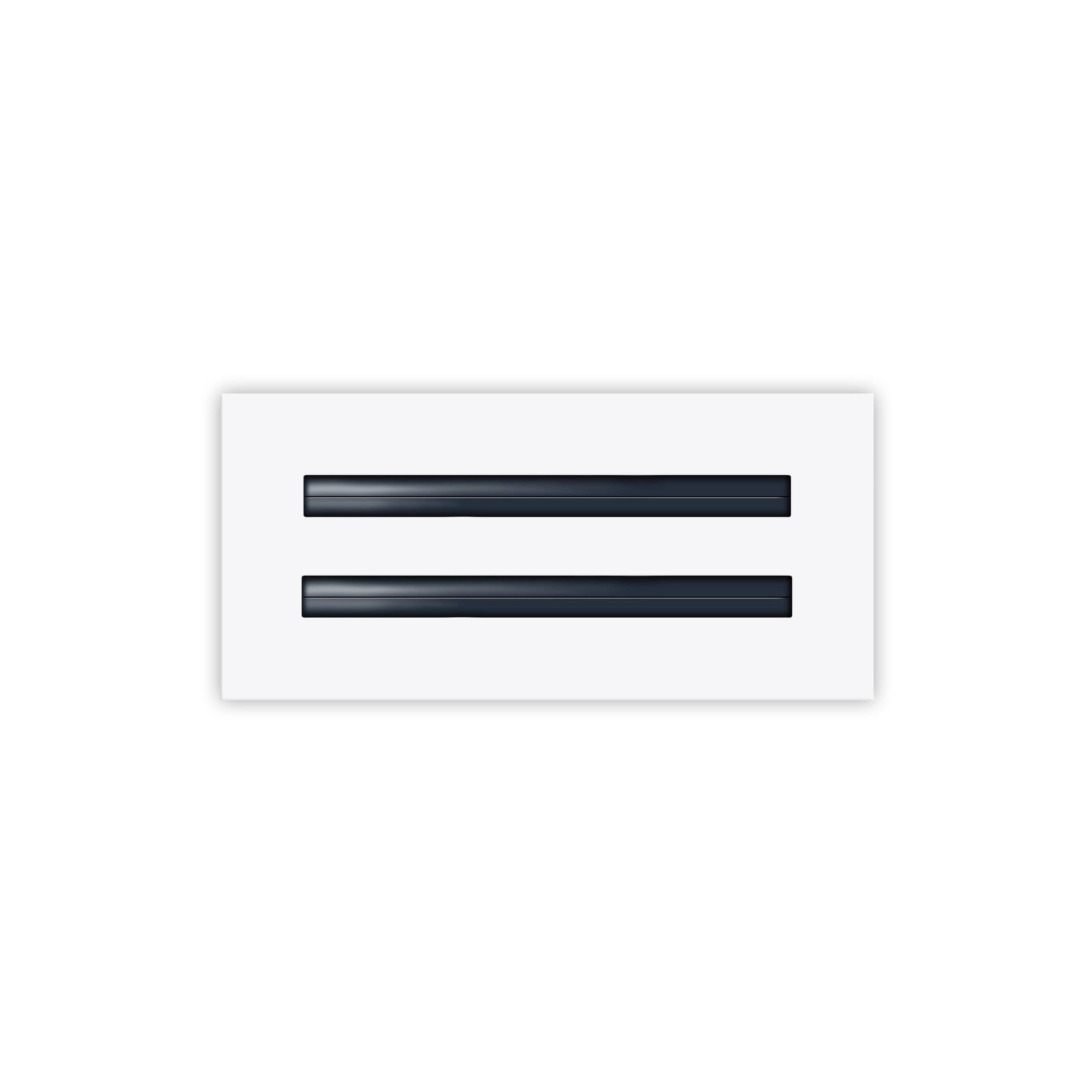 BUILDMART - 10x4 Modern AC Vent Cover - Decorative White Air Vent - Standard Linear Slot Diffuser - Register Grille for Ceiling, Walls & Floors - Texas Buildmart