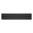 thumbnail image 1 of BUILDMART - 20x4 Modern AC Vent Cover - Decorative Black Aluminum Air Vent - Standard Linear Slot Diffuser - Heating and Cooling Register Grille for Ceiling, Walls & Floors - Texas Buildmart, 1 of 8