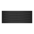 thumbnail image 1 of BUILDMART - 20x8 Modern AC Vent Cover - Decorative Black Aluminum Air Vent - Standard Linear Slot Diffuser - Heating and Cooling Register Grille for Ceiling, Walls & Floors - Texas Buildmart, 1 of 8