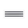 thumbnail image 1 of BUILDMART - 22x8 Modern AC Vent Cover - Decorative White Aluminum Air Vent - Standard Linear Slot Diffuser - Heating and Cooling Register Grille for Ceiling, Walls & Floors - Texas Buildmart, 1 of 8