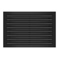 thumbnail image 1 of BUILDMART - 24x16 Modern AC Vent Cover - Decorative Black Aluminum Air Vent - Standard Linear Slot Diffuser - Heating and Cooling Register Grille for Ceiling, Walls & Floors - Texas Buildmart, 1 of 8