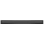 BUILDMART - 48 Linear Slot Diffuser - 2 Slot - Double Slot - Black Decorative Aluminum Air Vent - Heating and Cooling Modern AC Vent Cover for Ceiling, Walls Floors - Texas Buildmart