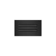 thumbnail image 1 of BUILDMART - 8x4 Modern AC Vent Cover - Decorative Black Aluminum Air Vent - Standard Linear Slot Diffuser - Heating and Cooling Register Grille for Ceiling, Walls & Floors - Texas Buildmart, 1 of 8