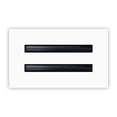 thumbnail image 1 of BUILDMART - 8x4 Modern AC Vent Cover - Decorative White Air Vent - Standard Linear Slot Diffuser - Register Grille for Ceiling, Walls & Floors - Texas Buildmart, 1 of 8