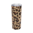 thumbnail image 1 of BUILT 20 oz Double-Wall Stainless Steel Tumbler Water Bottle, Sabi Leopard, 1 of 10