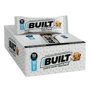 BUILT Bar Puff Protein Bar, Collagen, Not Gluten Free, Low Sugar, Cookie Dough Chunk Puff, 12 Ct Box