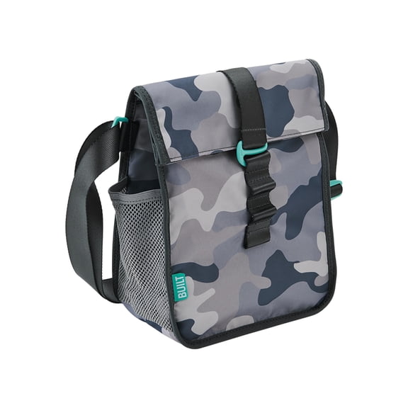 BUILT CROSSTOWN WATER-RESISTANT POLYESTER LUNCH BAG 5307465 - CONCRETE GRAY CAMO