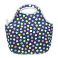 thumbnail image 1 of BUILT Gourmet to Go Insulated Reusable Neoprene Lunch Tote Bag, Colorful Mini Dot, 1 of 3