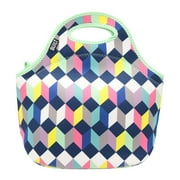 BUILT Gourmet to Go Neoprene Lunch Bag in Geo Pattern