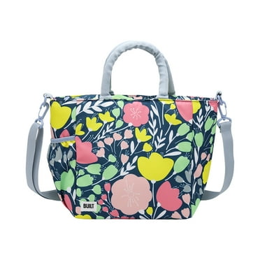 BUILT I Love Lunch Insulated Polyester Lunch Bag in Fun Floral