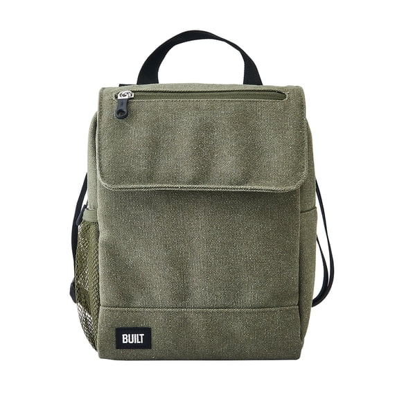 BUILT Oxford Adult Lunch Sack Sage Green