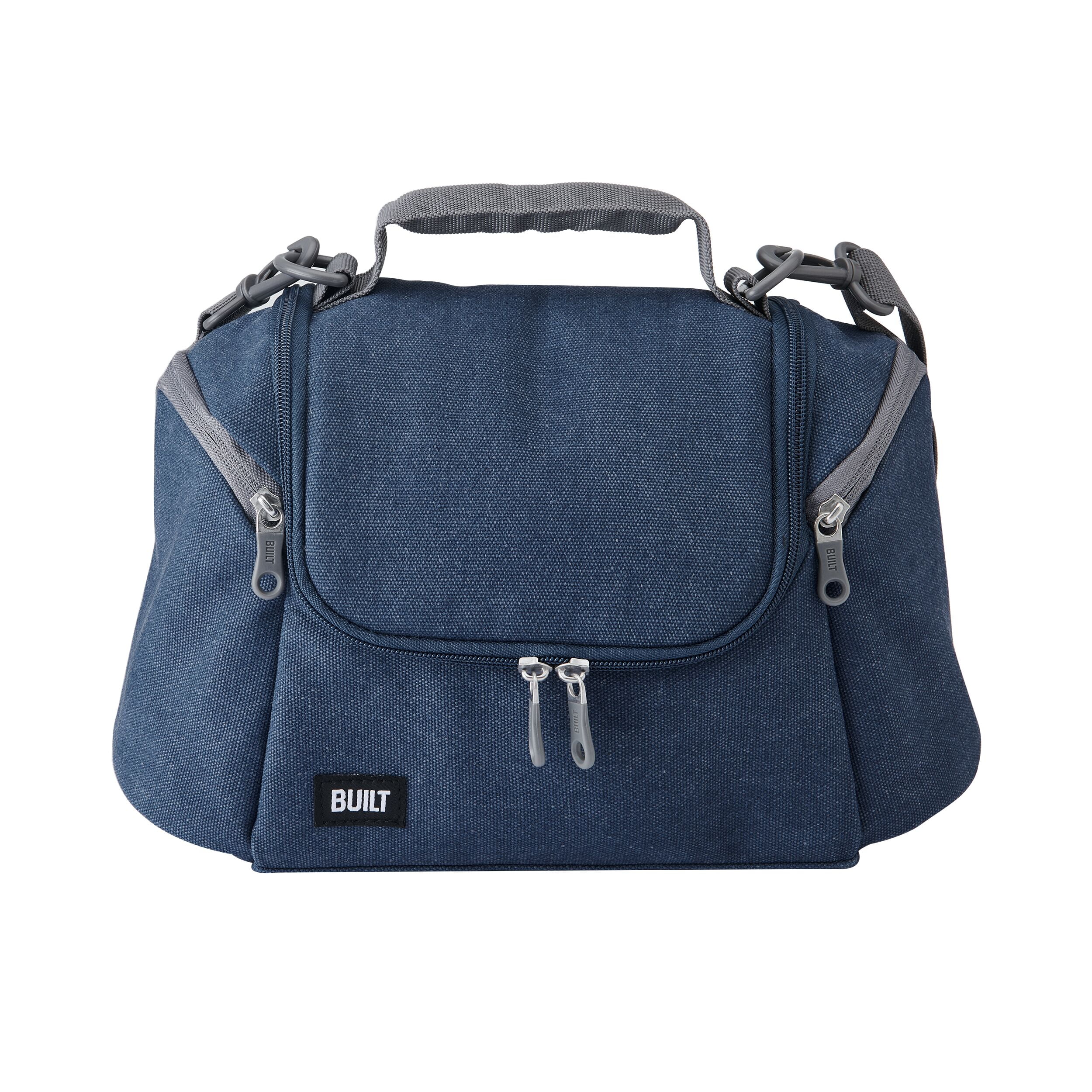 BUILT Oxford All Day Adult Reusable Lunch Bag Navy
