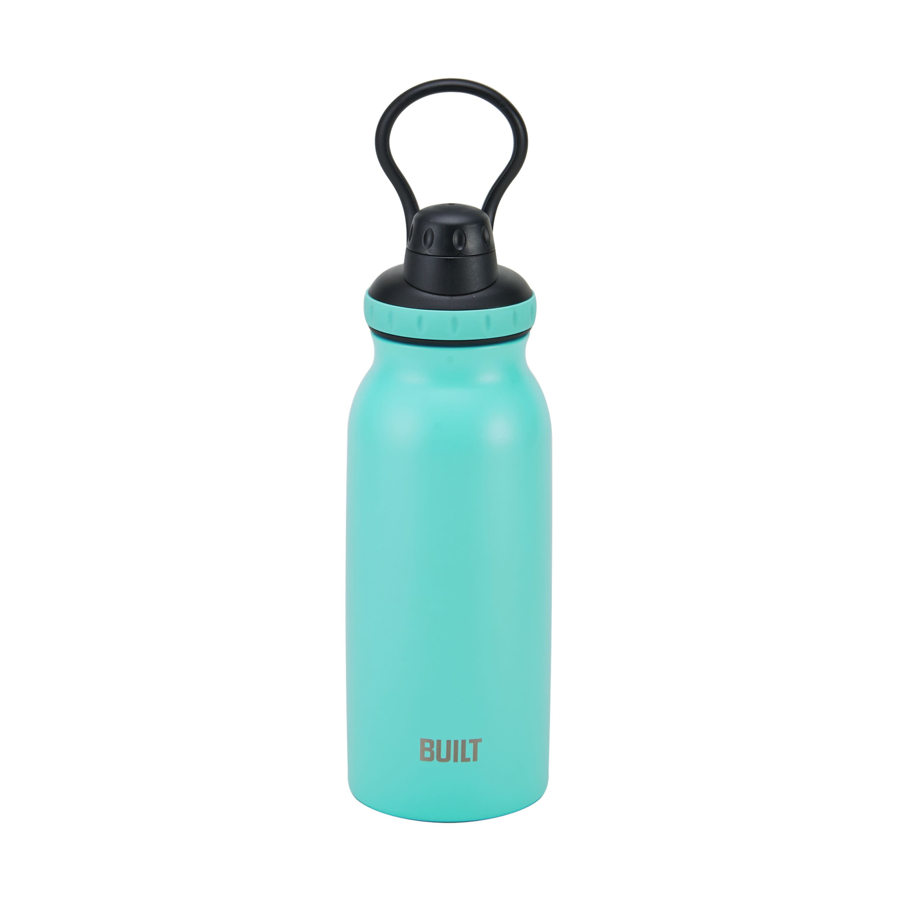 BUILT Prospect 32 oz Double-Wall Stainless Steel Insulated Water Bottle, Aqua