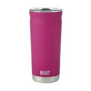 BUILT Torrent 20 oz Double-Wall Insulated Stainless Steel Tumbler Water Bottle, Magenta