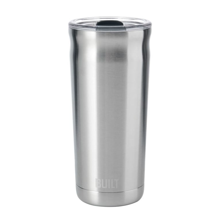 Built Torrent 20 oz Double-Wall Insulated Stainless Steel Tumbler Water Bottle, Stainless Steel