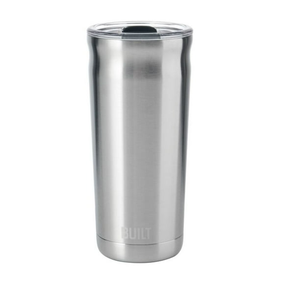 BUILT Torrent 20 oz Double-Wall Insulated Stainless Steel Tumbler Water Bottle, Stainless Steel