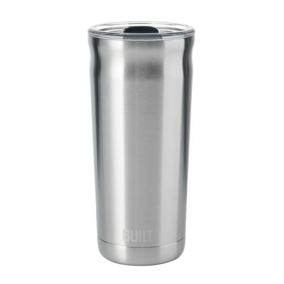 BUILT Torrent 20 oz Double-Wall Insulated Stainless Steel Tumbler Water Bottle, Stainless Steel