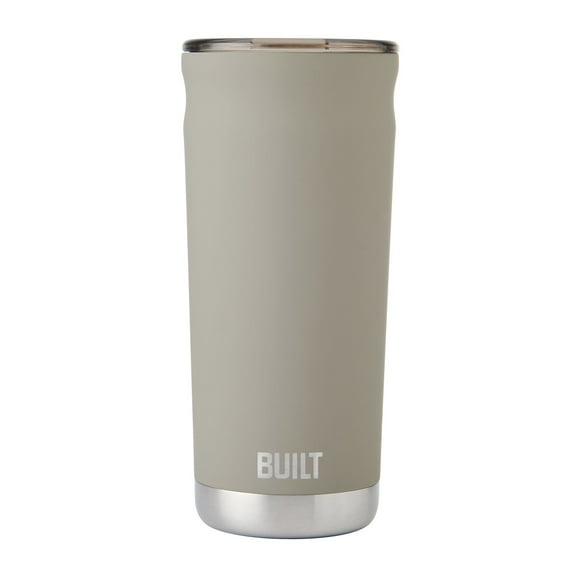 BUILT Torrent 20 oz Stainless Steel Double Wall Insulated Tumbler, Pebble