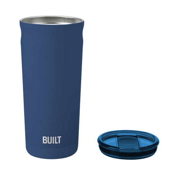 BUILT Torrent 20 fl oz Double-Wall Vacuum Insulated Tumbler, Blue