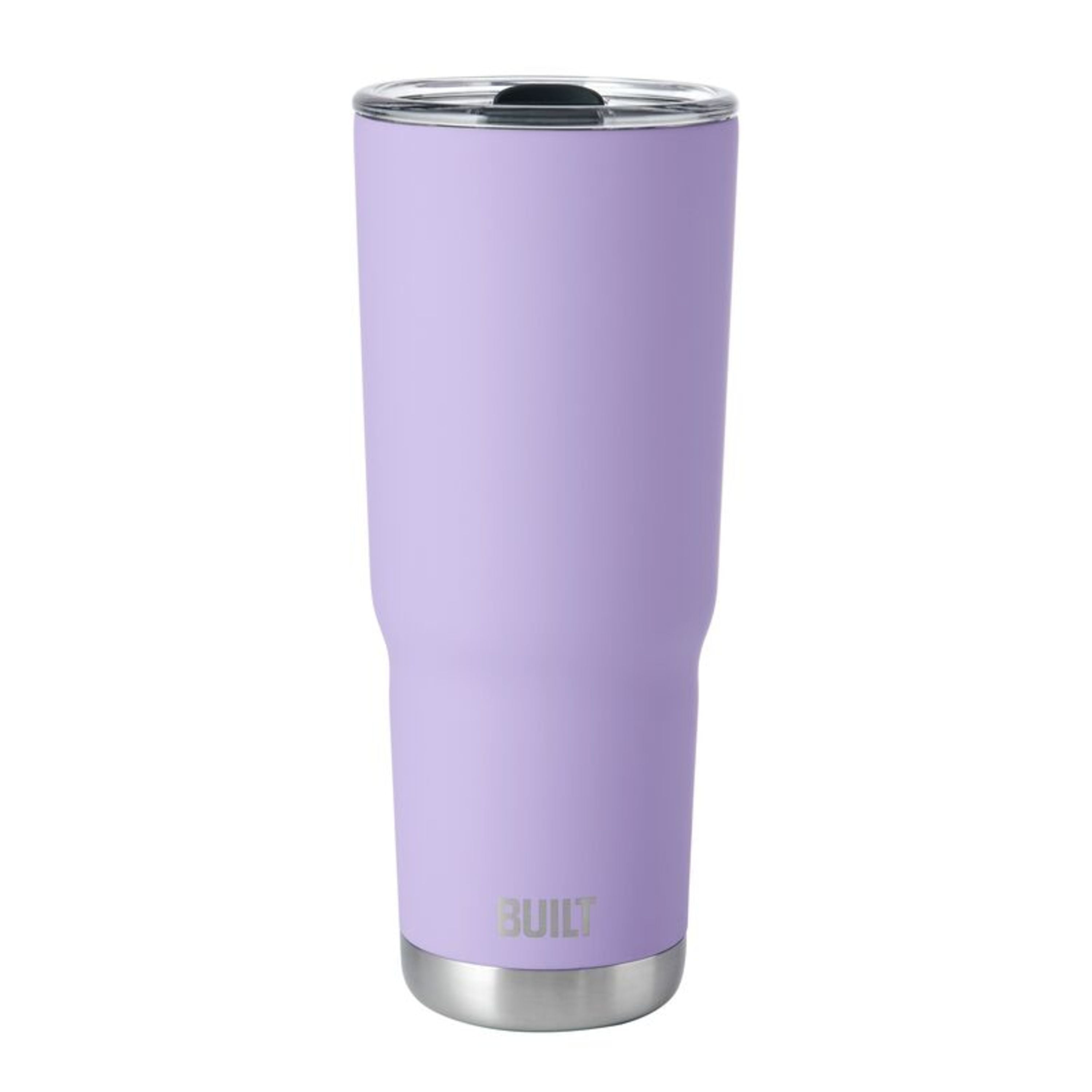 BUILT Torrent 30 oz Double-Wall Insulated Stainless Steel Tumbler Water Bottle, Lavender