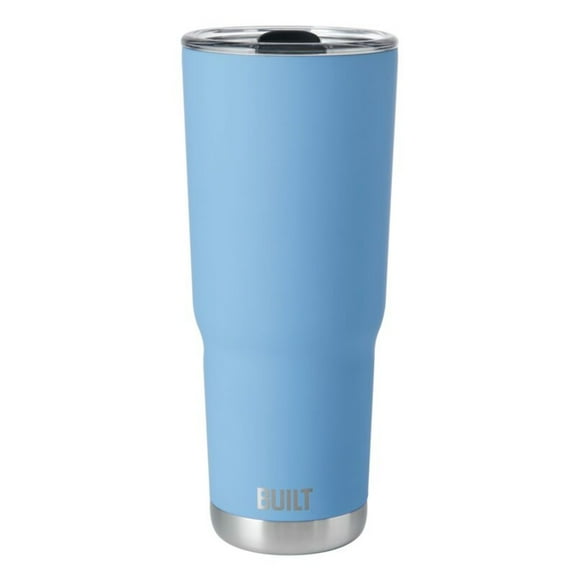 BUILT Torrent 30 oz Double-Wall Insulated Stainless Steel Tumbler Water Bottle, Sky Blue