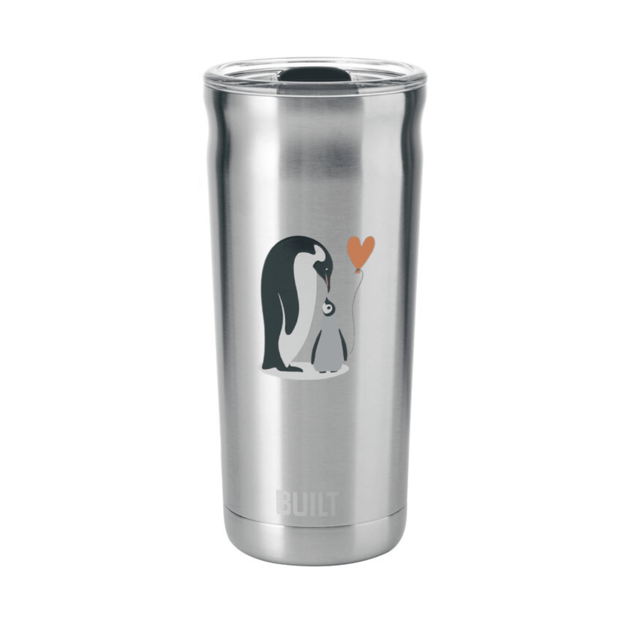 BUILT Torrent Stainless Steel 20 oz Double-Wall Insulated Tumbler Mother's Day Penguin