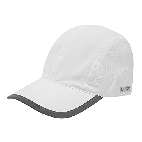 BUILTCOOL Adult Baseball Hat – Men & Women Mesh Ball Cap, One Size, White